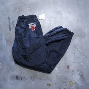 Vintage 90s NBA Competitor Chicago Bulls Windbreaker Pants Mens Size L